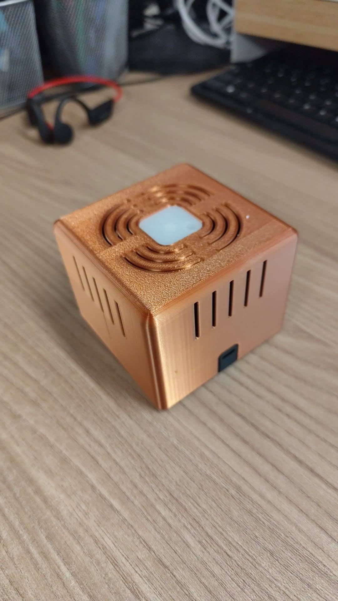 Prototipo DewAlert color rame